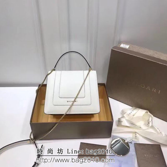 BVLGARI寶格麗 專櫃新款 蛇頭扣環 三層琺瑯蛇頭包 可手提肩背斜挎 B38329 FYD1352